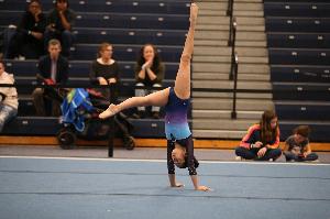 Amelia's floor exercise at 2023 Make-a-Wish competition.