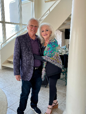 Our super hero, rock star Dr. Richard N. Wells with his wife and protector, Estine!