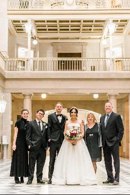 With my Uncle at our wedding
